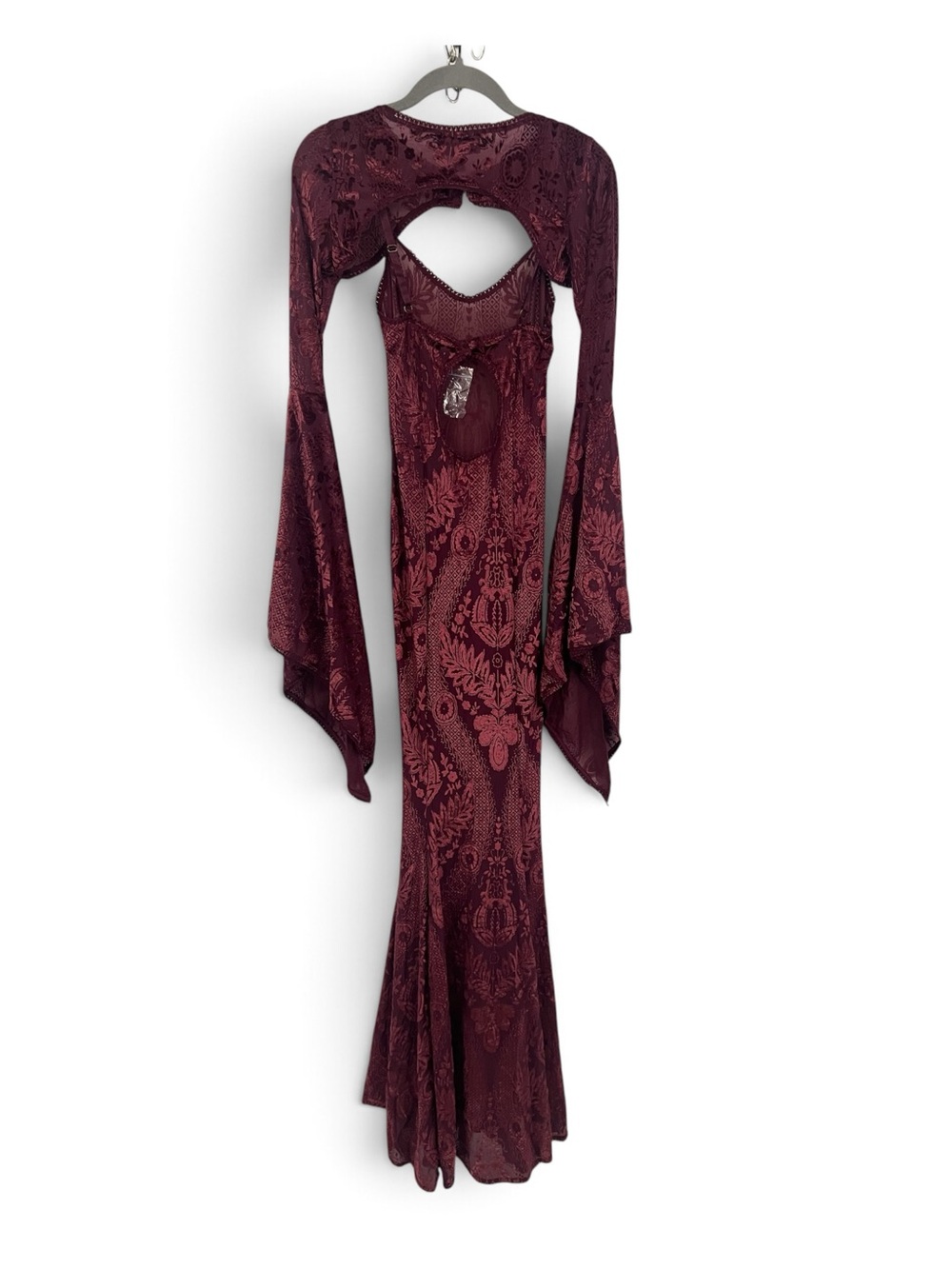 Dolls Killow Widow Druids Wife Velvet Maxi Dress Matching Shrug NWT